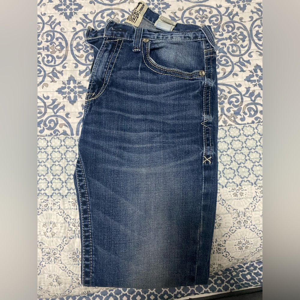Mens ariat straight m7 jeans 34x32